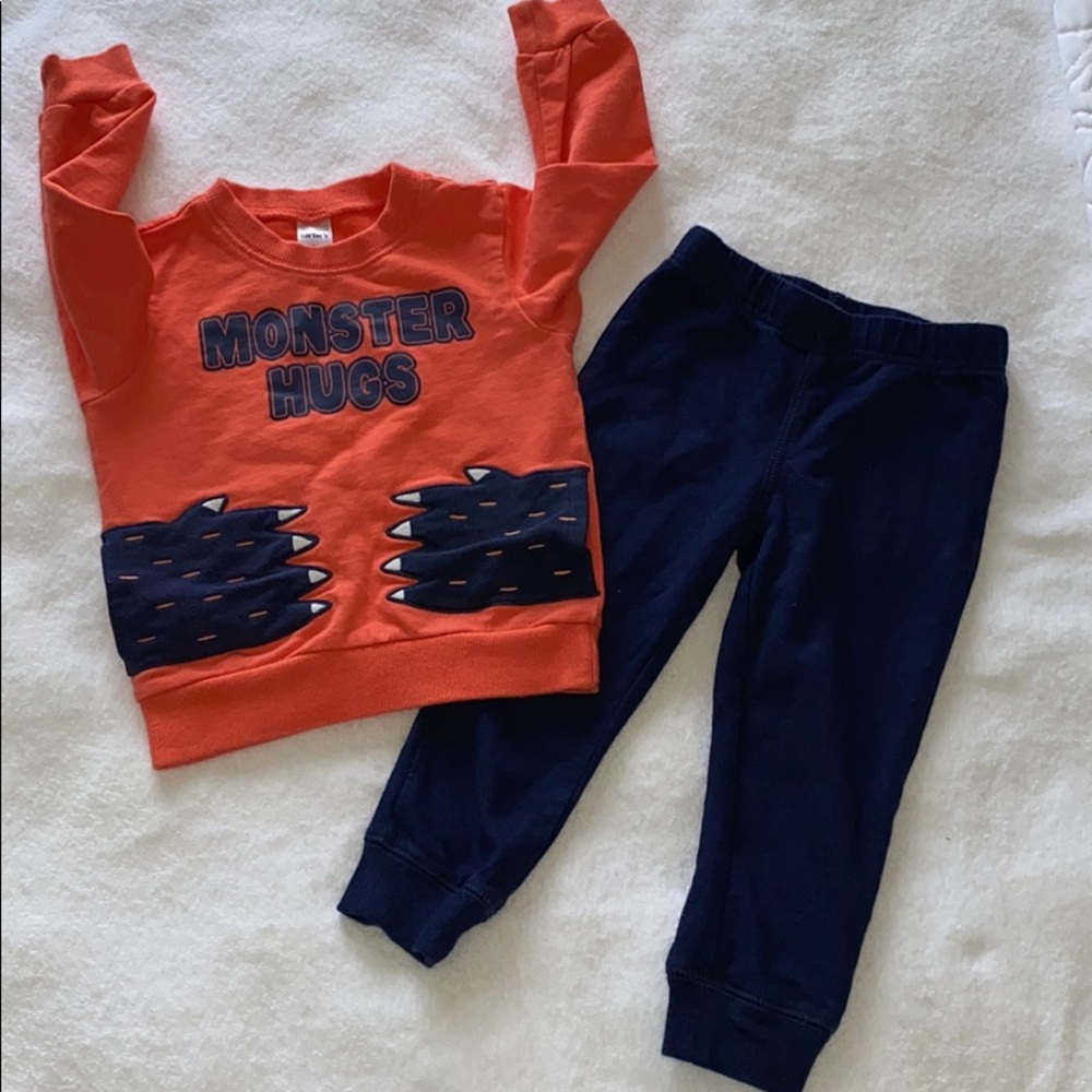 CARTER’S MONSTER HUG SET TODDLER BOYS 3T